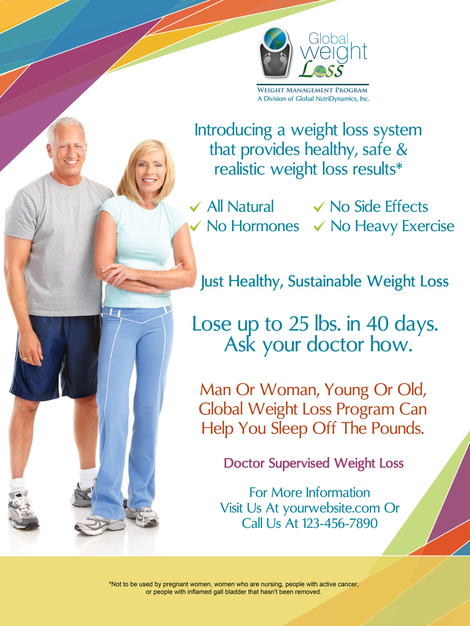 Official global weight loss poster