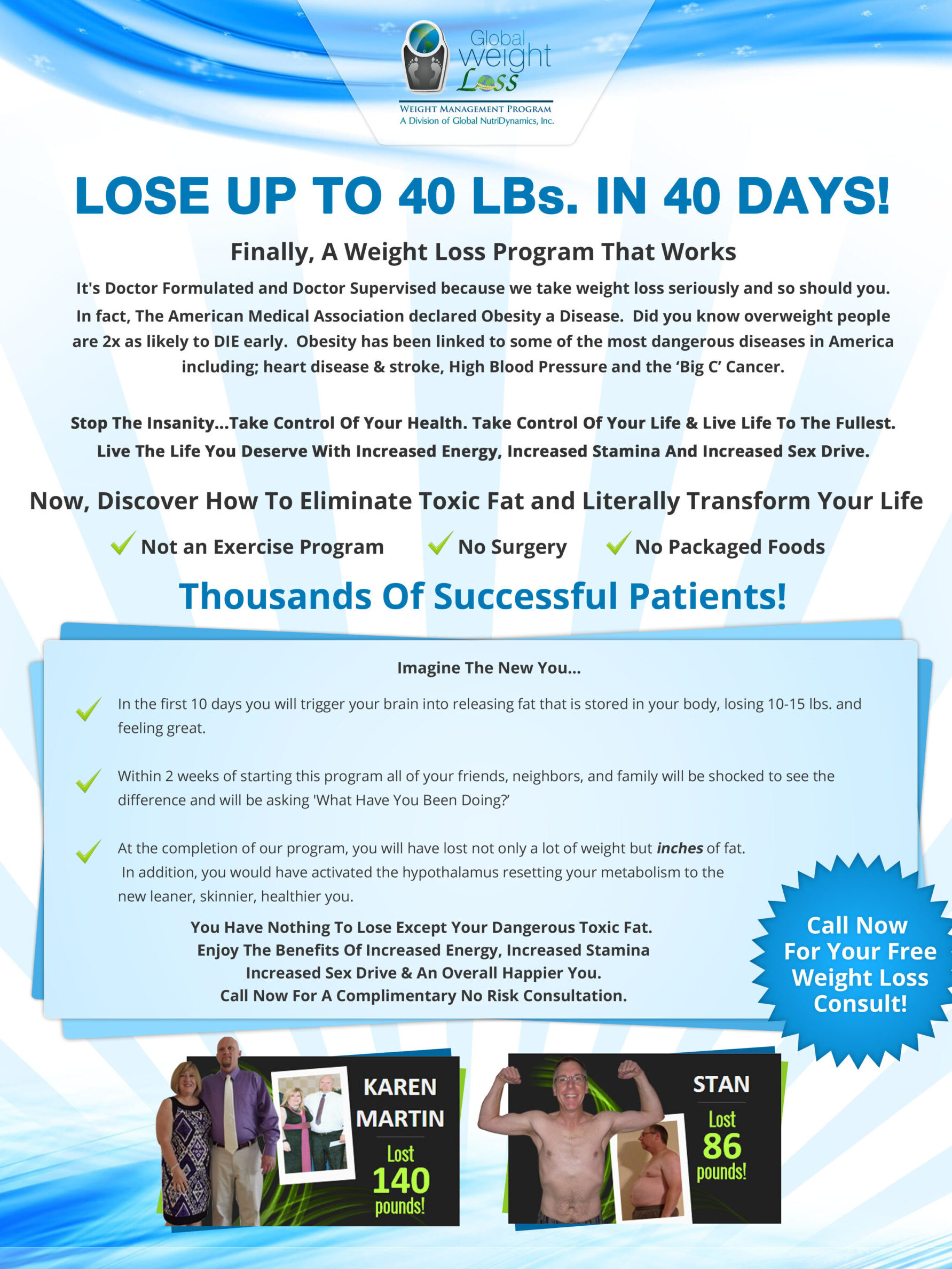 Global Weight Loss Program News Ad
